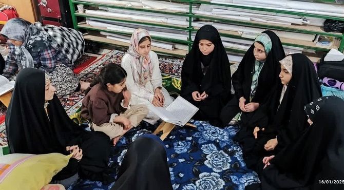 برگزاری مراسم معنوی اعتکاف در مسجد سیدالشهدا شهرستان نورآباد 