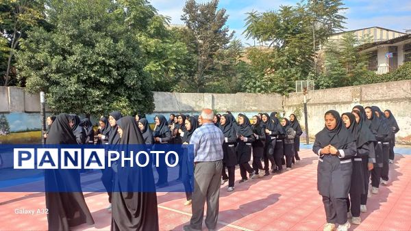 آموزش رژه نظامی برای دختران فاطمی