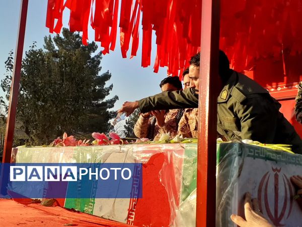 تشییع پیکر مطهر شهدای گمنام در سرار شهرستان برخوار