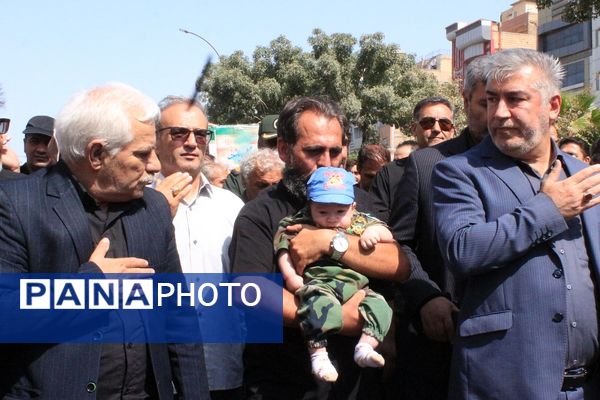 تشییعی که بهارستان را یکپارچه عزادار و مفتخر کرد