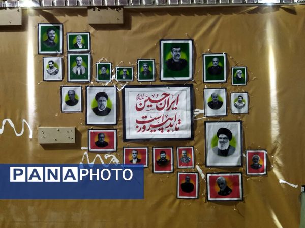 آیین بزرگداشت شهدای دفاع مقدس در مسیر«اتحاد مقدس»