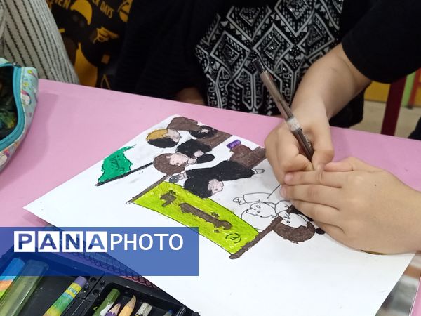 اجرای ویژه برنامه به‌مناسبت ماه محرم در کانون پرورش فکری کودکان و نوجوانان شهرستان مرزی پارس آباد