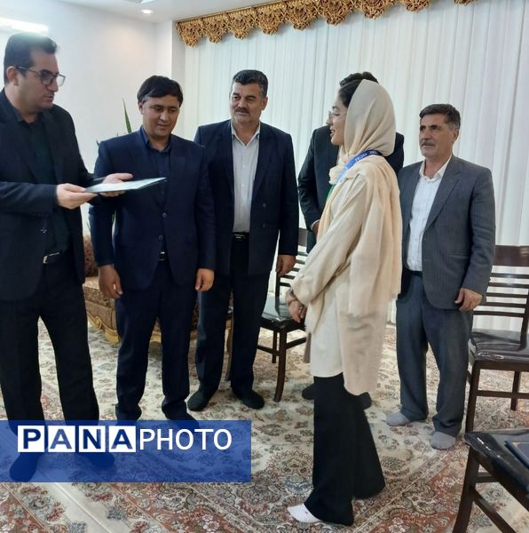 تقدیر مدیرکل آموزش و پرورش خراسان شمالی از دانش‌آموز شیروانی دارنده مدال برنز المپیاد جهانی علوم زمین
