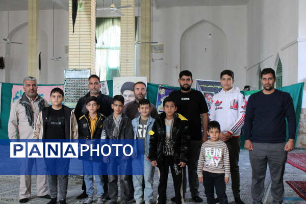 جلوه‌هایی از حلقه‌های صالحین نوجوانان بسیجی در شهر جعفریه