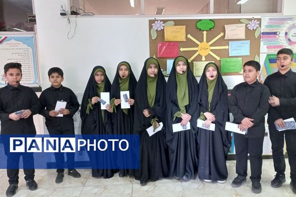 گرامیداشت ایام شهادت حضرت فاطمه‌ زهرا(س) در دبیرستان سوده‌حمدانی قرچک