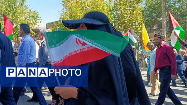 حضور پرشور مردم کهگیلویه و بویراحمد در راهپیمایی «بشارت نصر» در حمایت از مقاومت اسلامی