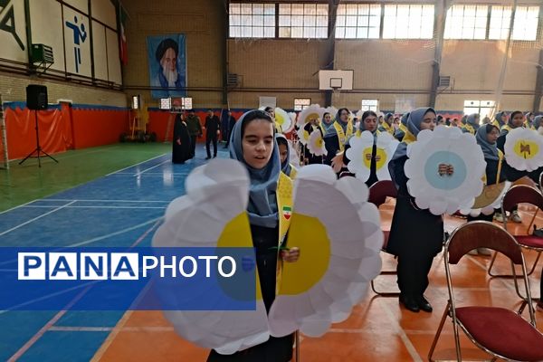 تجدید عهد پیشتازان شهرستان قدس با آرمان‌های انقلاب اسلامی و مقاومت