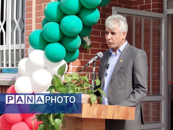  افتتاحیه مدرسه ۶ کلاسه نسیم دانایی روستای فدافن