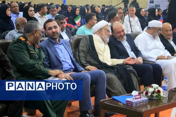 آیین زنگ مهر و بازگشایی مدارس در بندرعباس