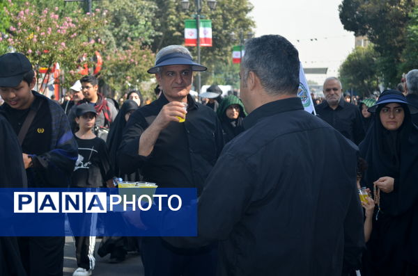 تجمع بزرگ جاماندگان اربعین در تهران