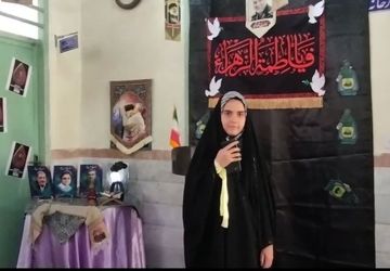 مراسم یادواره شهدای دانش آموز و استقبال از پیکر مطهر شهید گمنام در مدرسه شاهد مطهره 