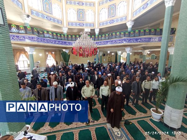 برگزاری نماز عبادی سیاسی جمعه در شهرستان باخرز 