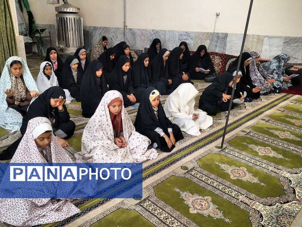 اعتکاف دانش آموزی در مساجد شهرستان مانه 