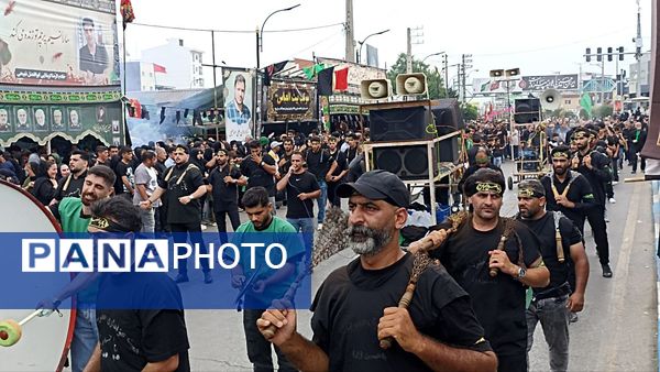 عزاداری تاسوعای حسینی در محمودآباد 
