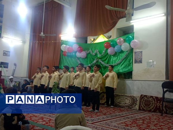 تکیه حسینی غرق در شادی علوی