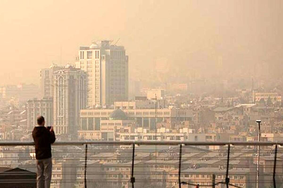 هوای تهران در وضعیت نا سالم
