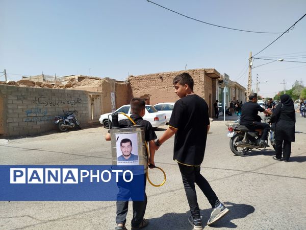 حضور پر شور کودکان و نوجوانان روستای فدافن در هیئت‌ها