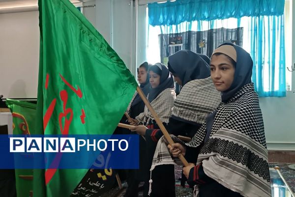 مراسم عزاداری حضرت فاطمه(س) در مدارس شهرستان ملارد