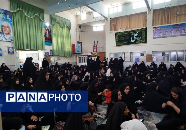 مراسم عاشورای حسینی در مسجد شهدای گمنام نیشابور 