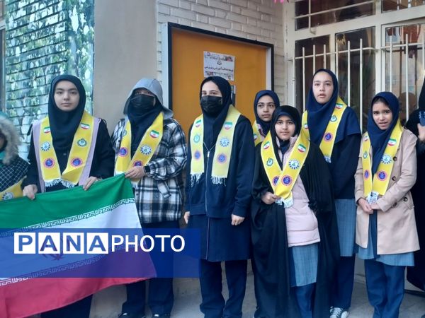 مراسم روز دانش‌آموز و ۱۳ آبان در دبیرستان شاهد تکتم