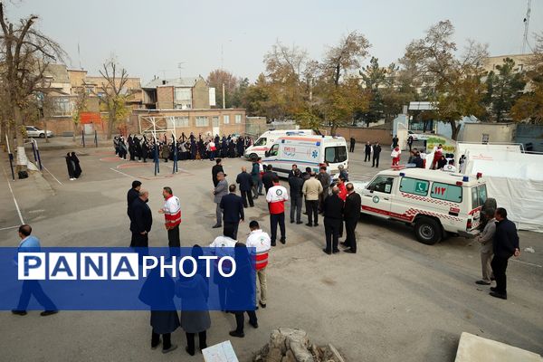 بیست و هفتمین مانور سراسری زلزله در آذربایجان غربی