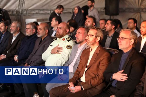 افتتاح پروژه بلوار شهید ناصربخت و تصفیه‌خانه ۳ حصار در البرز