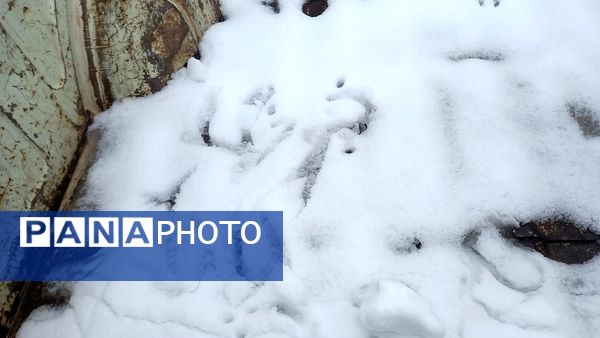 اولین صبح برفی در روستا بتو 