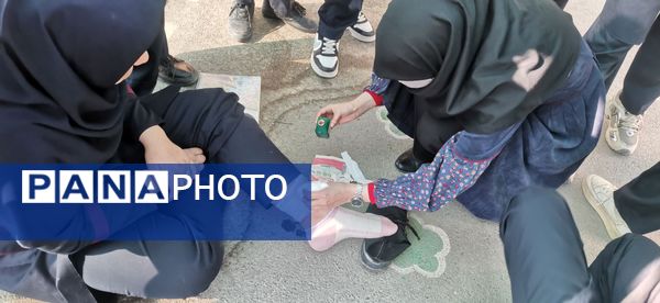 بیست و هفتمین مانور زلزله سراسری در دبیرستان یغمای نیشابوری(وکیلی۳)