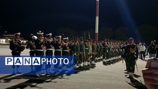 آیین استقبال از ۶ شهید گمنام در استان چهارمحال و بختیاری