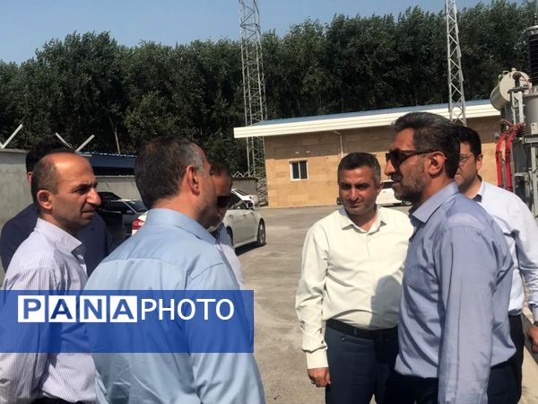افتتاح پست برق ۲۳۰ کیلو ولت گلیرد و شهرک صنعتی تشبندان 