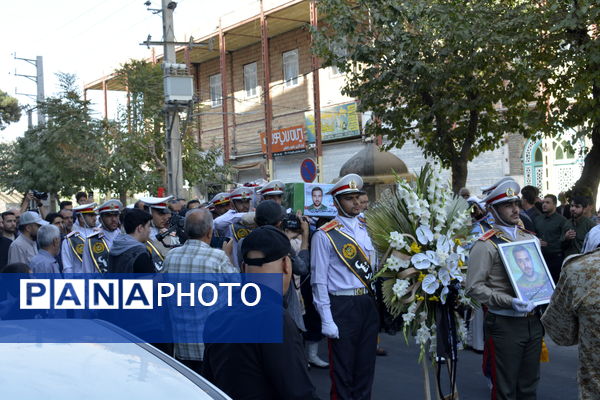 مراسم تشییع پیکر پاک شهید والامقام ابوالقاسم مهری در اسلامشهر