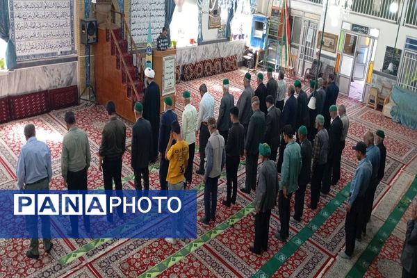 اقامه نماز جمعه در هفته دفاع مقدس  در شهر بار نیشابور