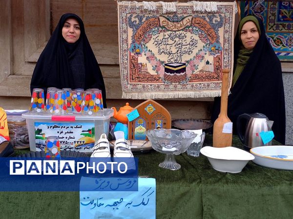 برپایی موکب مقاومت در شهرستان ملارد با شعار فلسطین پاره تن اسلام است 