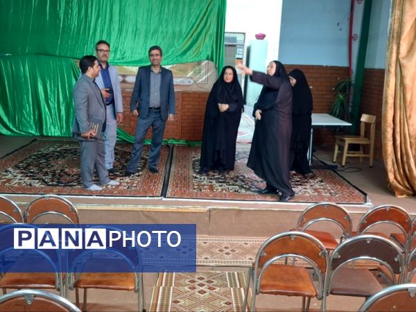 بازدید مسئولین از کلاس های تابستانه در پایگاه های اوقات فراغت ناحیه دو مشهد 