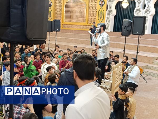 مراسم ولادت امام حسن مجتبی(ع) در میدان شهدای مشهد مقدس