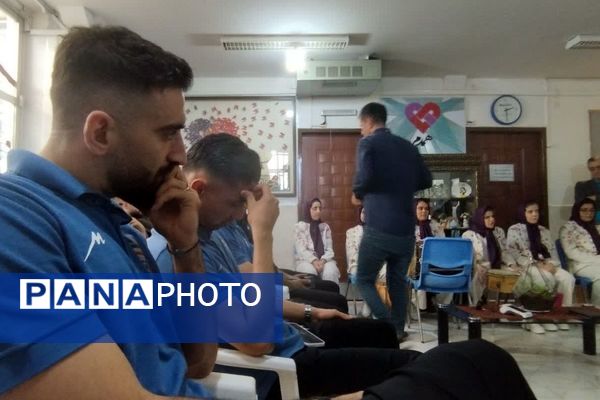 حضور ستارگان تیم ملی فوتسال جمهوری اسلامی ایران در شهر مشهد مقدس