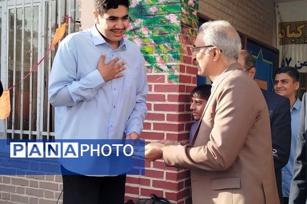برگزاری مراسم تکریم از فرزند شهید سهیل رستمیان در ناحیه یک شهرری