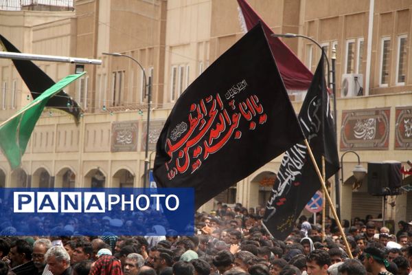 عزاداری عاشورای حسینی در گرمای سوزان بم