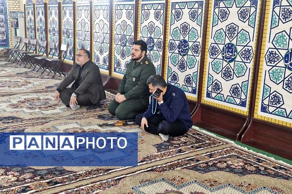 عطر ایمان در آیین بدرقه دختران راهیان نور فشافویه 