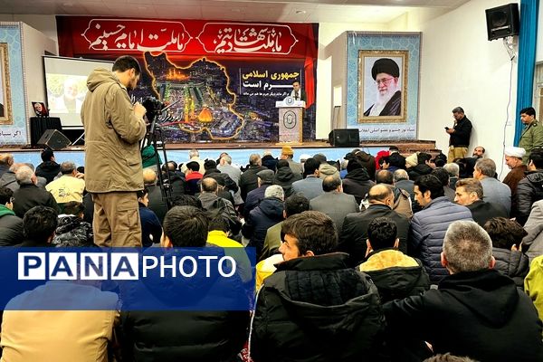 مراسم پنجمین سالگرد شهادت سردار سلیمانی در ناحیه سپاه سملقان