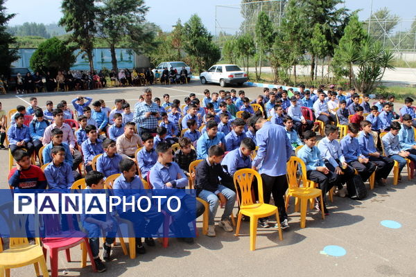 مانور بازگشایی مدارس بندپی شرقی