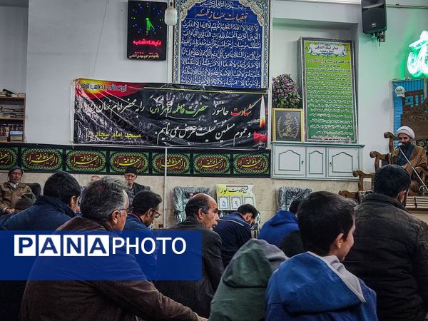 مراسم عزاداری شهادت حضرت زهرا (س) در شهر رباط‌سنگ  