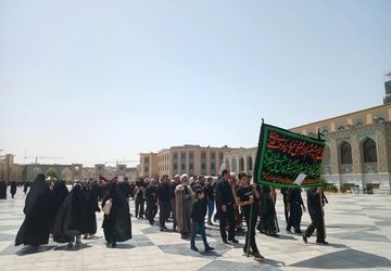 عزاداری به مناسبت تاسوعای حسینی در حرم مطهر امام رضا علیه السلام 