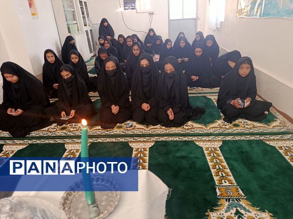 مراسم سوگواری شهادت حضرت فاطمه زهرا س در مدرسه گلشاد خلیل آباد 