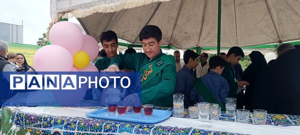 افتتاحیه چایخانه دانش‌آموزی حضرت رضا (ع) در محمودآباد 