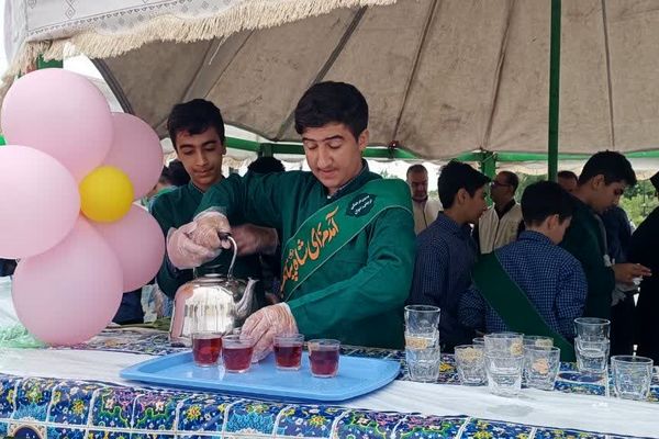 افتتاحیه چایخانه دانش‌آموزی حضرت رضا (ع) در محمودآباد 
