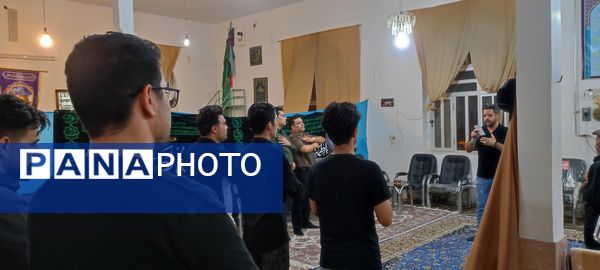 مراسم عزاداری شب عاشورای حسینی در مسجد محمد رسول (ص) حسین آباد شیروان
