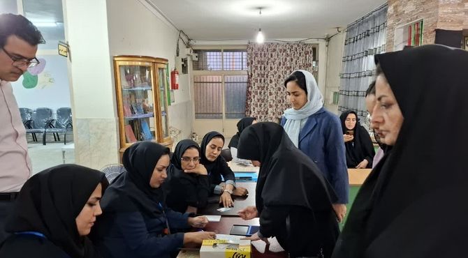 مشارکت پررنگ مردم شهرستان گرمسار در دور دوم انتخابات ریاست‌جمهوری