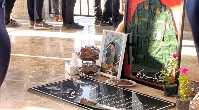 مراسم اربعین شهید پاسدار حسین اسحاقی میلاسی