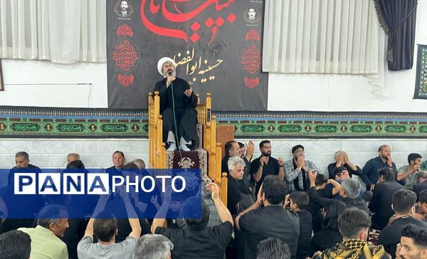 حضور امام جمعه کاشمر در جمع عزاداران روستای ممرآباد